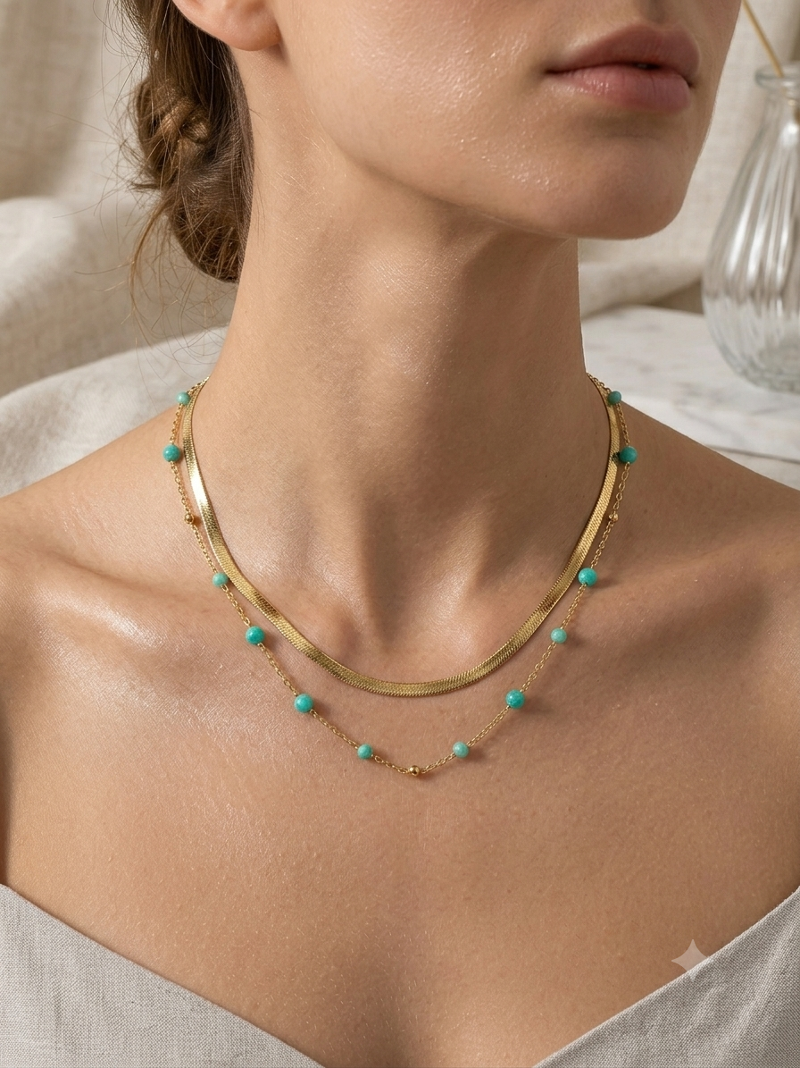 Turquoise Luxe Layered Necklace