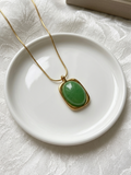 Verdant Emerald green pendant