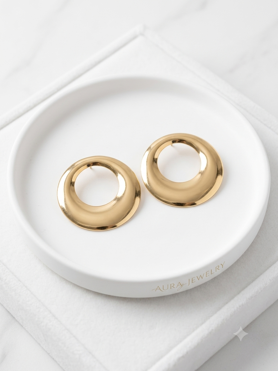 Aurelia Sculptural Ring Studs