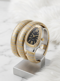 Aurelia Tri-Tone Snake Coil Watch