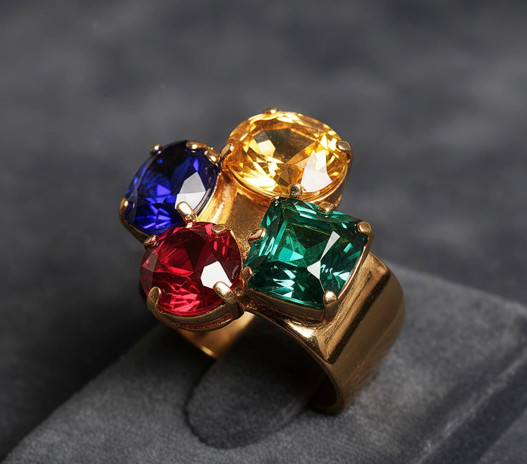 Multi colour ring