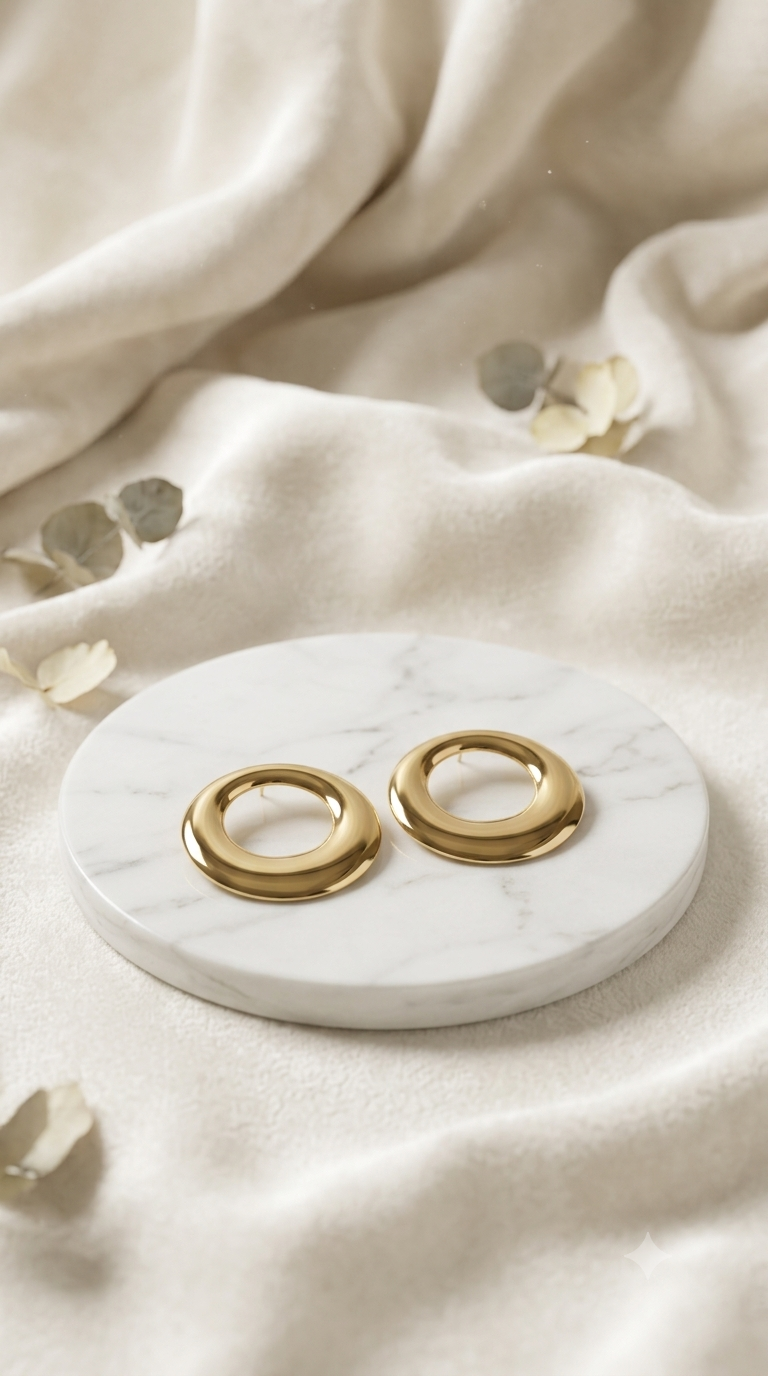Aurelia Sculptural Ring Studs