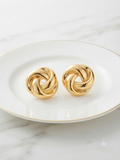 Elegant twisted studs
